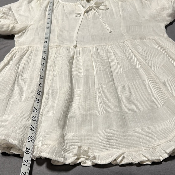 The Farmer’s Wife Ladies Umgee White Shirt, NWT’s, Size Small - Picture 6 of 8